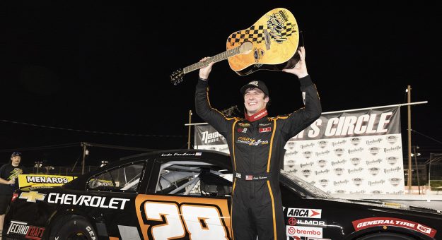 Visit Luke Fenhaus robs William Sawalich at Nashville Fairgrounds to score first East Series victory page