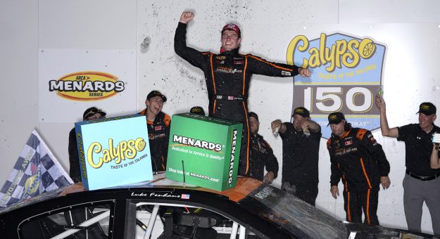 Visit Luke Fenhaus steals another victory from William Sawalich in Calypso 150 at Iowa Speedway page