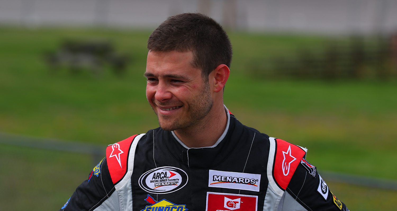 Morgen Baird, driver for the #11 Ashville Propane/Ohio Ag Equipment Ford during the Kentuckiana Ford Dealers ARCA 200 for the ARCA Menards Series at Salem Speedway in Salem, IN on Saturday, April 14, 2019.