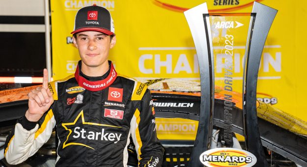 Visit William Sawalich closes East Series championship run with victory at Bristol Motor Speedway page