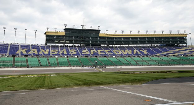 A general view Kansas Speedway in Kansas City, Kansas on September 8, 2023. (Edd Zurga/ARCA Racing)