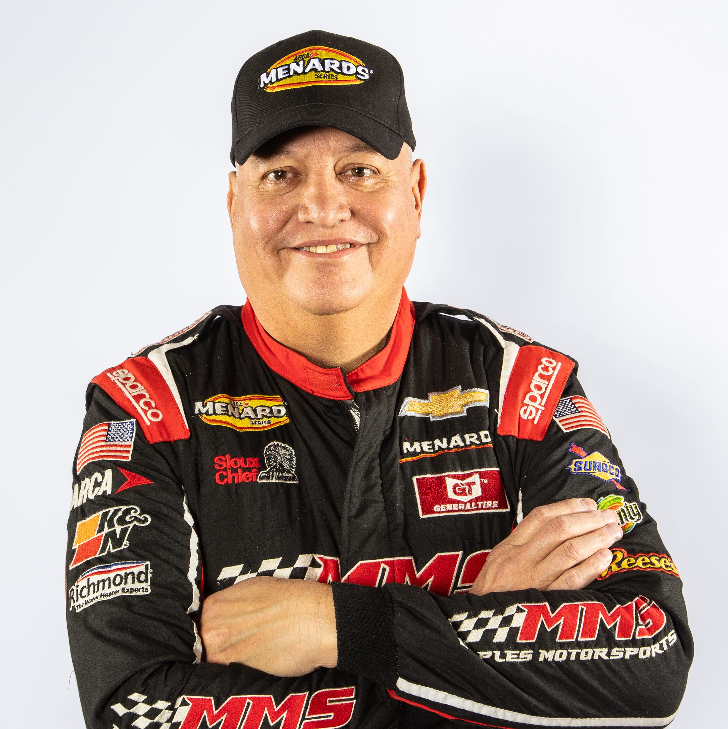 Michael Maples, driver of the No. 99 Maples Motorsports Chevrolet, during ARCA Menards Series Media Day at the Daytona International Speedway on Thursday, February 12th, 2026.  (Ted Malinowski/NASCAR)