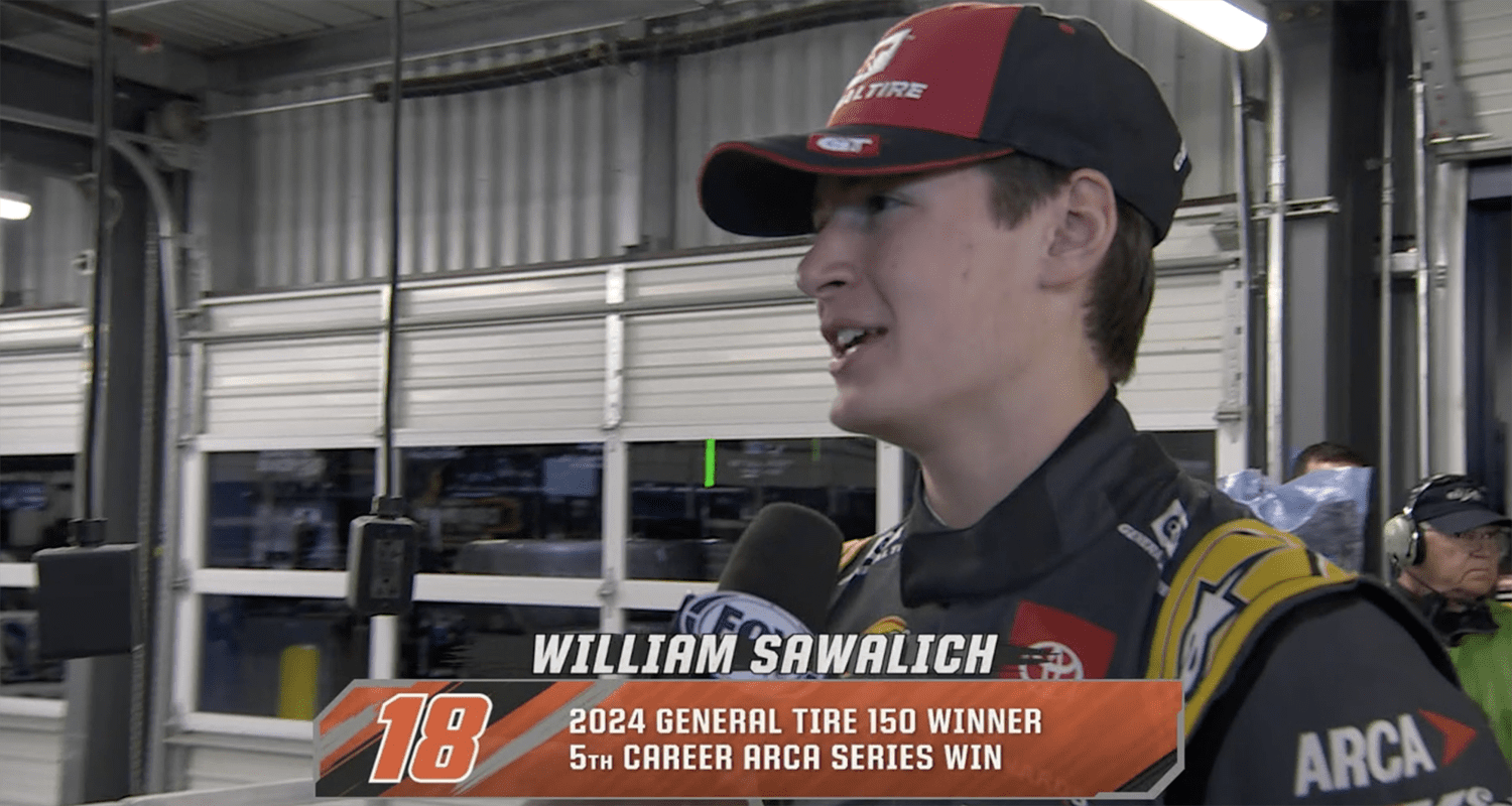 Raceway Interview William Sawalich's Victory Lane interview from Phoenix Raceway - ARCA
