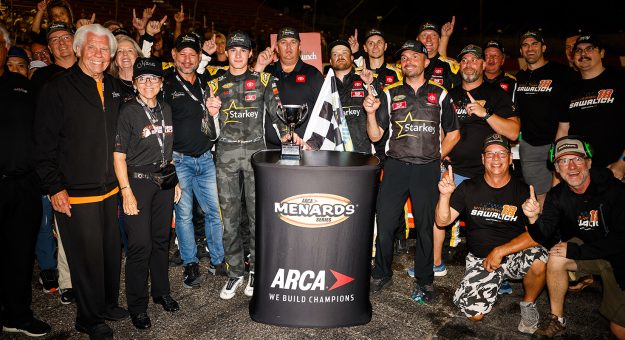 Visit William Sawalich thrills hometown crowd with stunning comeback to win at Elko Speedway page