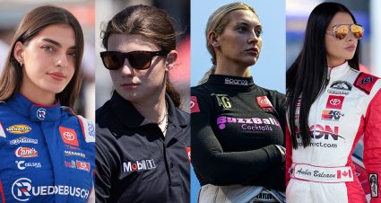 From left, Toni Breidinger, Isabella Robusto, Taylor Reimer and Amber Baclaen