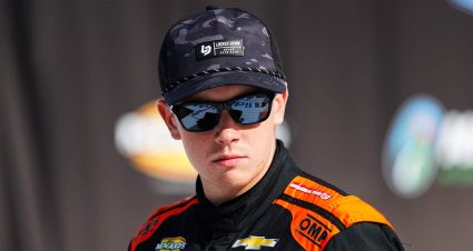 Connor Zilisch, driver of the #28 Chevrolet Performance-Silver Hare Development Chevrolet during the Henry Ford Health 200 for the ARCA Menards Series East at Michigan International Speedway on August 16, 2024 in Brooklyn, Michigan. (Zack Silver/ARCA Racing)