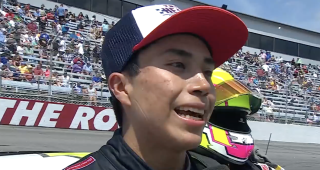 Eloy Falcon shines in ARCA Menards Series East debut at Rockingham