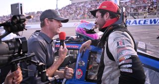 Trevor Huddleston’s Victory Lane interview at Kevin Harvick’s Kern Raceway