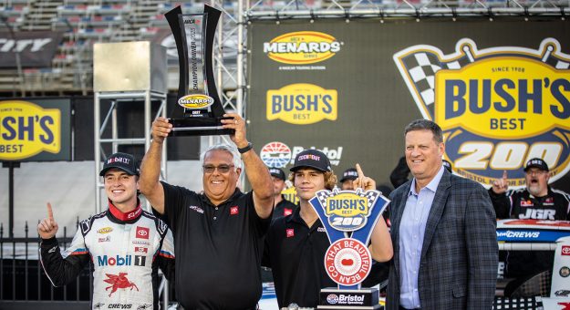 Visit Brent Crews secures another East Series owner’s title for Joe Gibbs Racing with a dominant Bristol win page