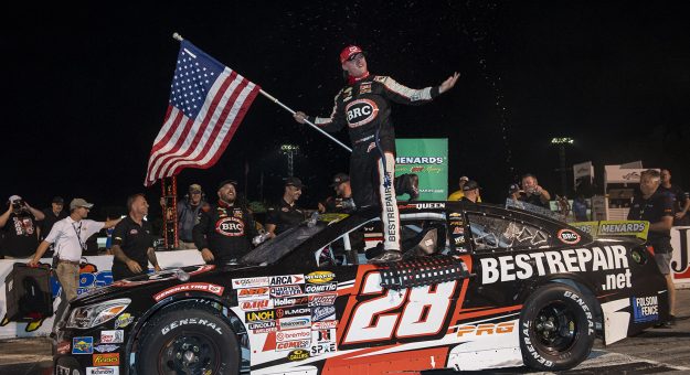 Visit Late restart at Salem propels Brenden Queen to seventh ARCA win of 2025 page