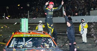 Tristan McKee’s Victory Lane interview at Hickory