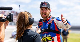 Cleetus McFarland runs fourth at Rockingham: ‘I turned left for Greg Biffle’