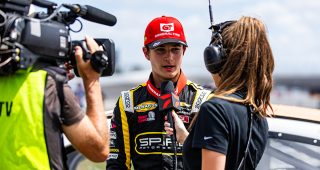 Tristan McKee’s victory interview at Rockingham