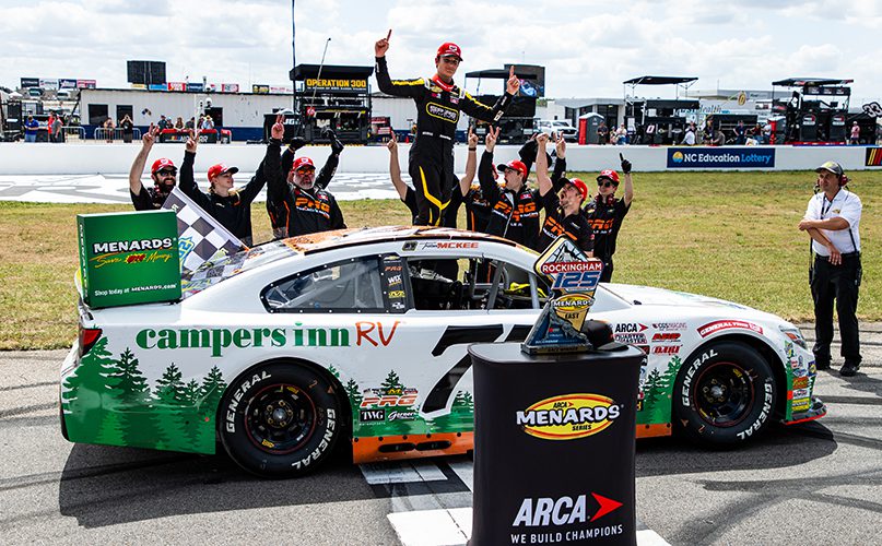Max Reeves Racing Behind the scenes from the ARCA Menards Series East race at Rockingham ...