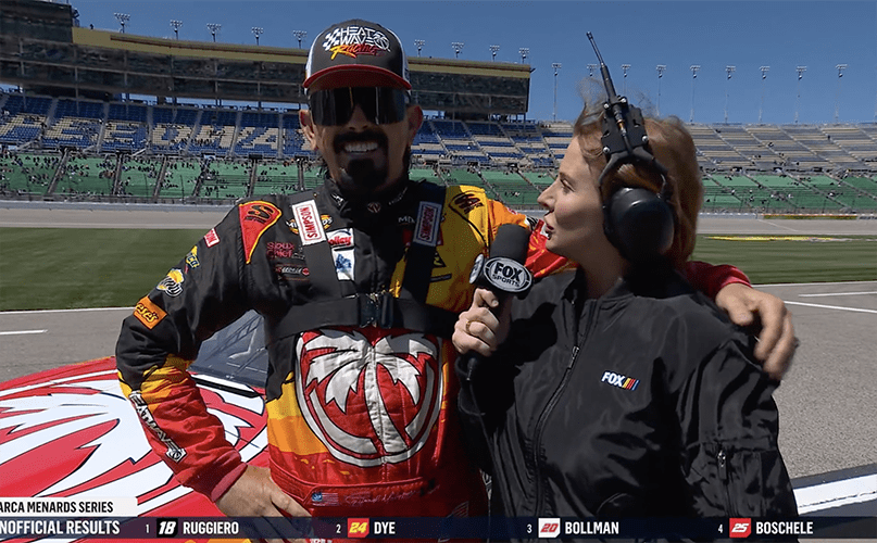 LS George finishes solid 12th at Kansas: 'It was insane. I had a blast ...