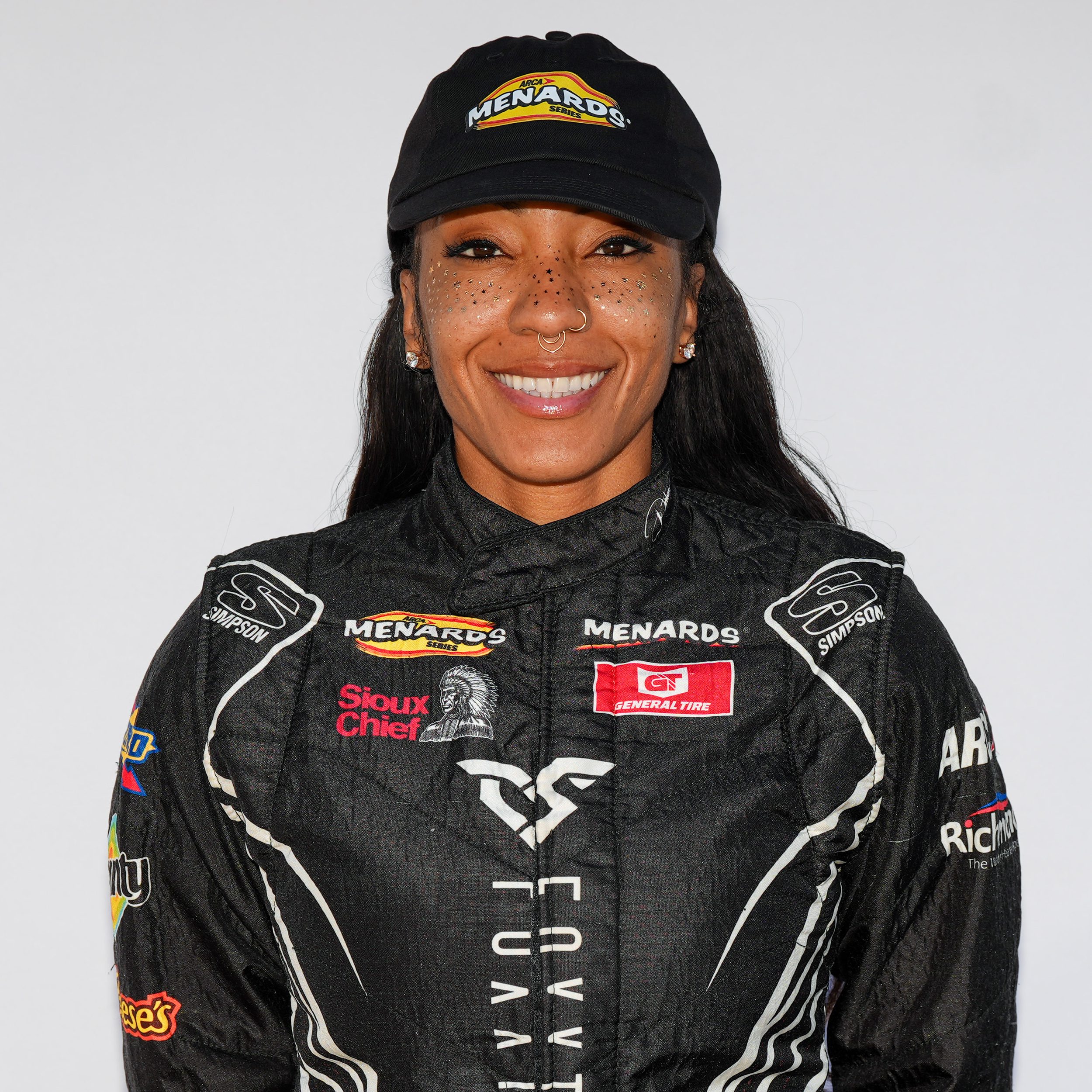 Dystany Spurlock driver of the #66 Foxxtecca during the Cook Out 200 at Hickory Motor Speedway in Hickory, North Carolina on March 28, 2026. (Andrew Stein/NASCAR)