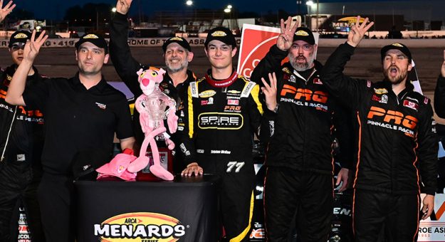 Visit Tristan McKee shines at Toledo Speedway, earns his second ARCA Menards Series win page