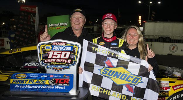 Visit Cole Denton prevails at Tri-City Raceway for his second West Series win page