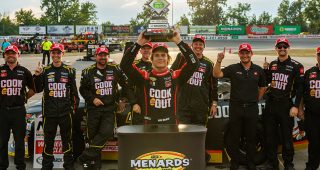 Promo image for Behind the scenes from the Sunbelt Rentals 150 at Flat Rock Speedway