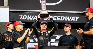 Promo image for Behind the scenes from the JR&CO 150 at Iowa Speedway